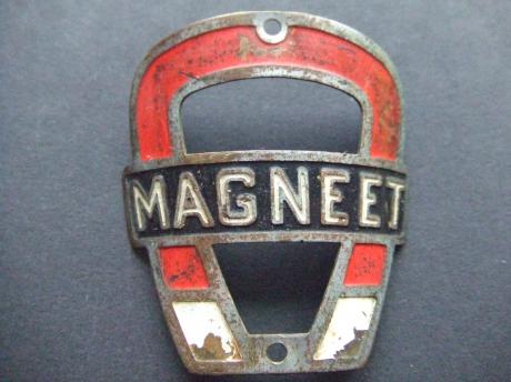 Magneet Rijwielen, Motorenfabriek Weesp oud balhoofdplaatje 9